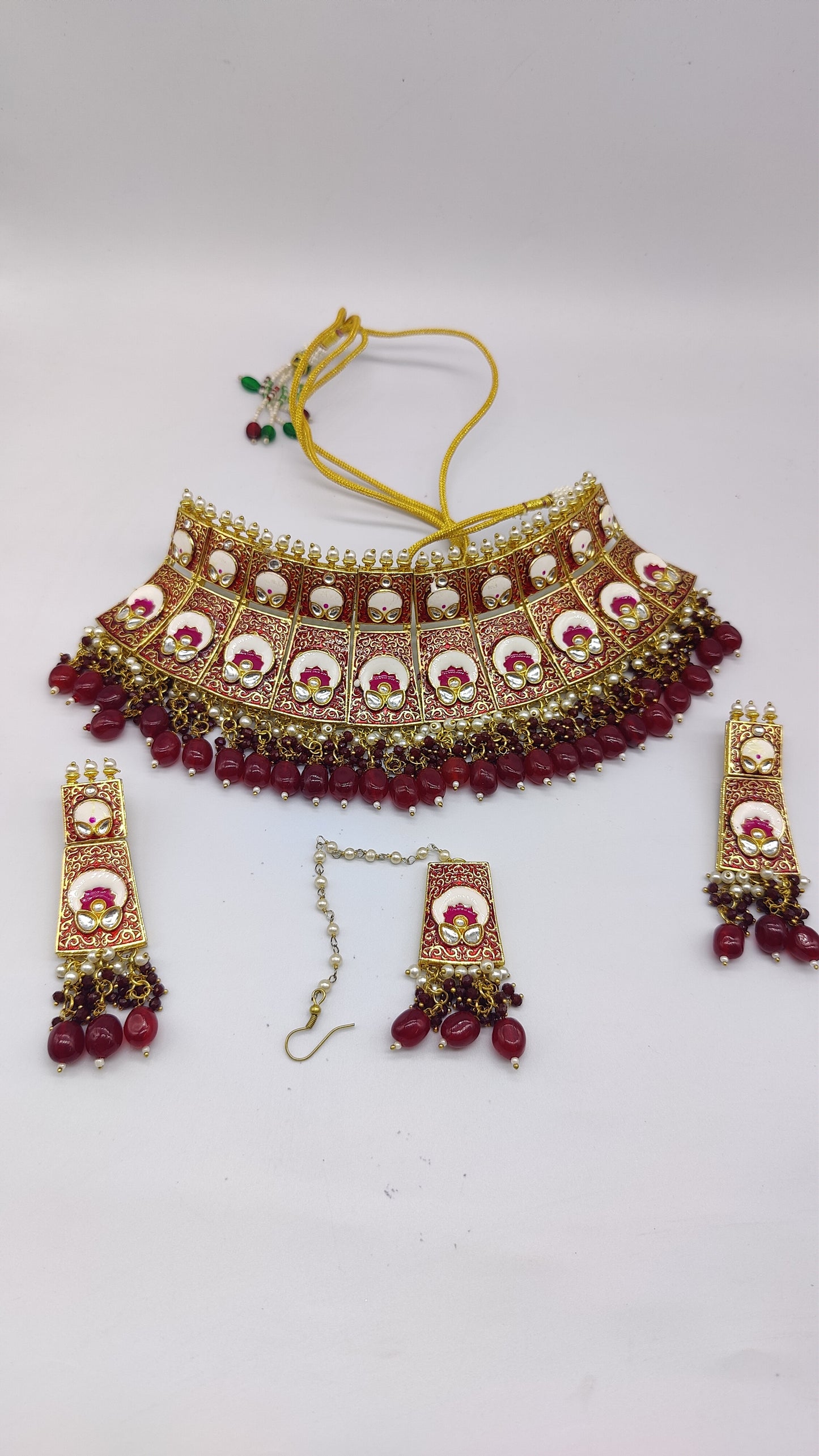 Trisha meenakari Bridal choker set