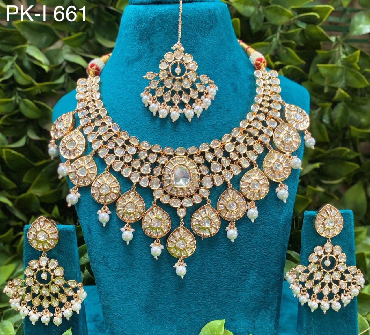 Naira Moissanite necklace set