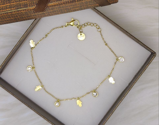 Gold plated Anti Tarnish Chain Bracelet