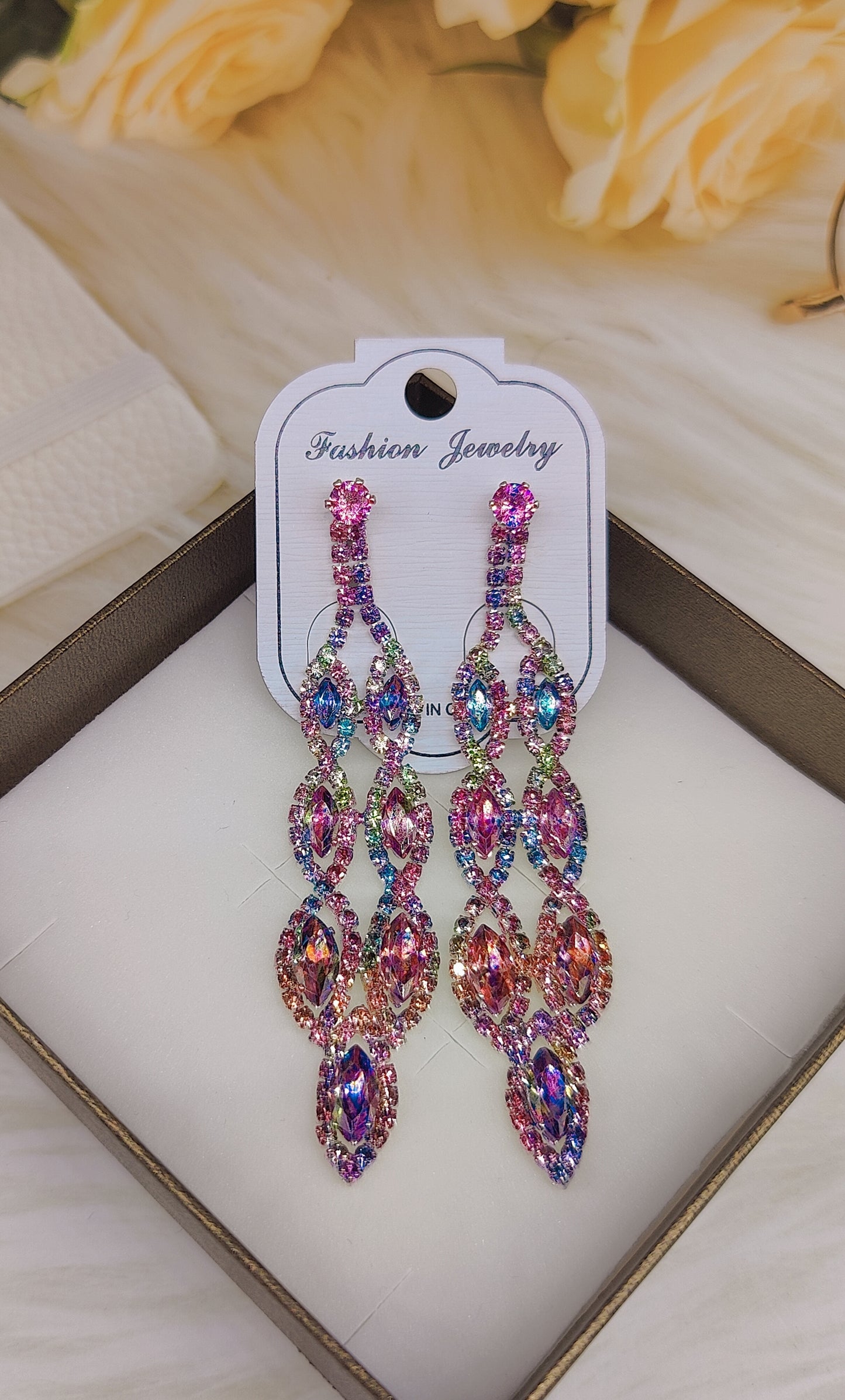 Multicolor Anti Tarnish Korean Earrings