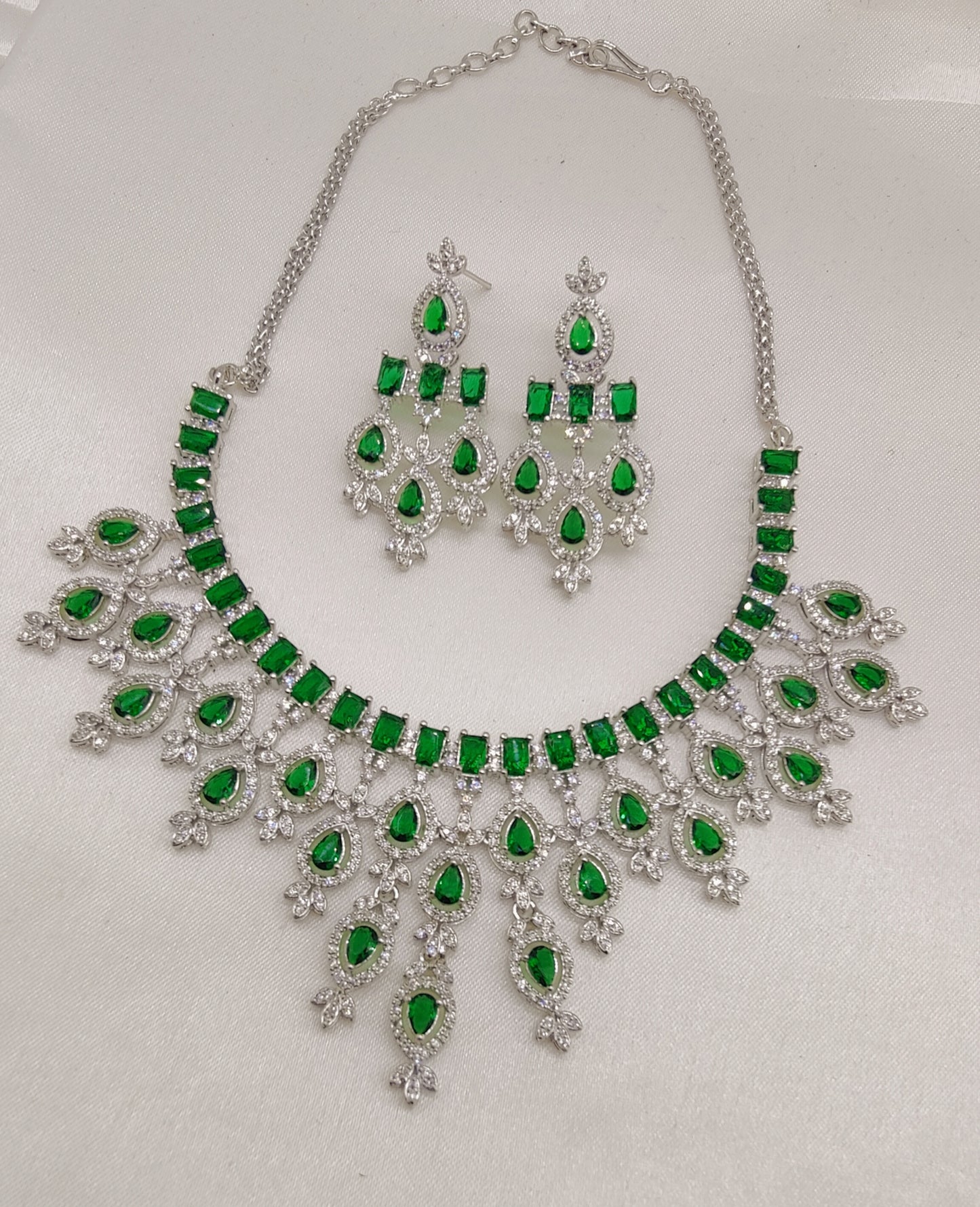 Alia CZ Necklace set