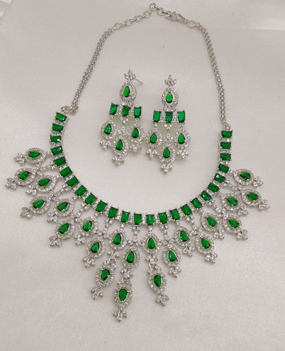 Alia CZ Necklace set