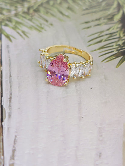 Cubic Zirconia Anti Tarnish Ring
