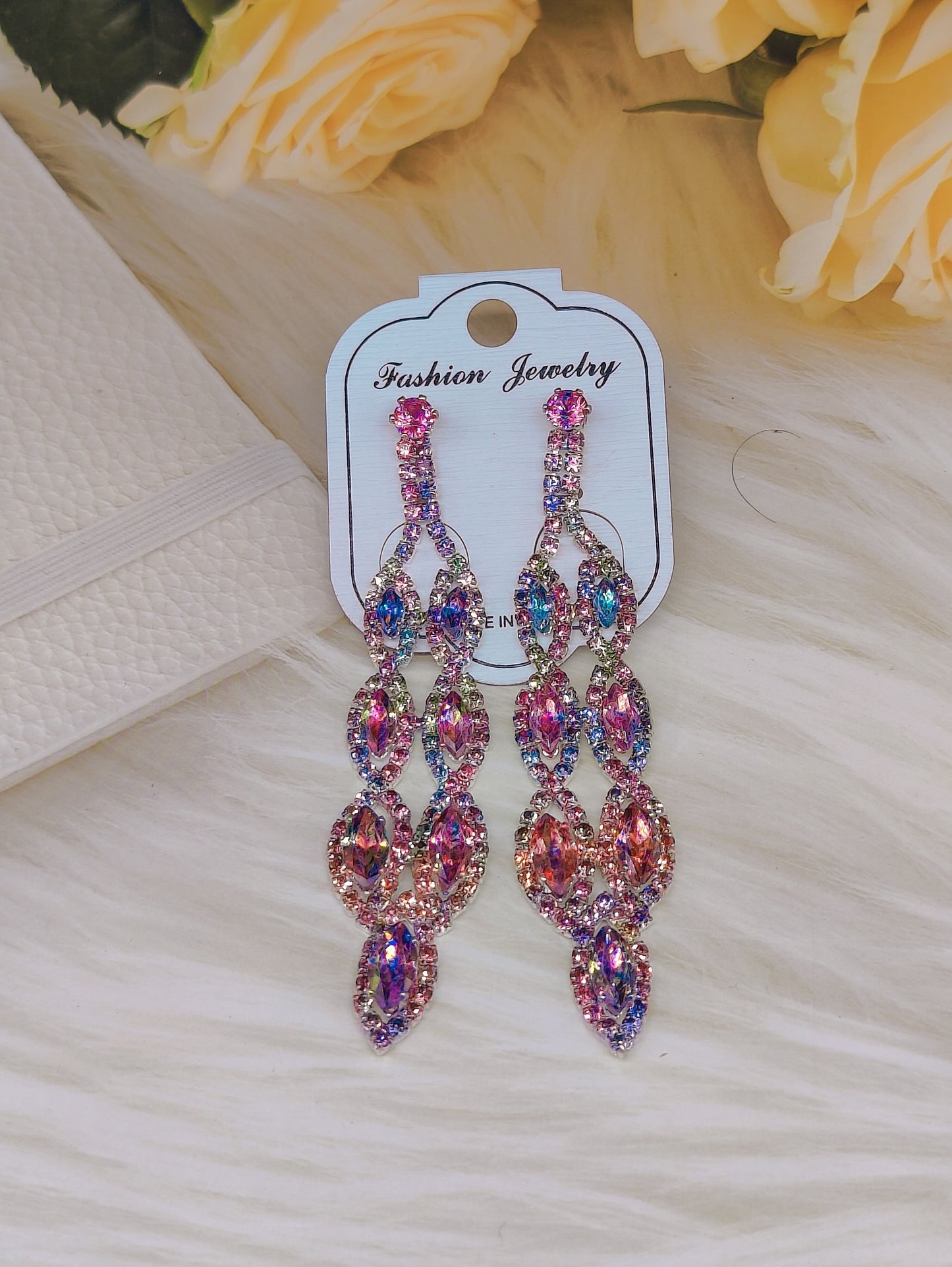 Multicolor Anti Tarnish Korean Earrings