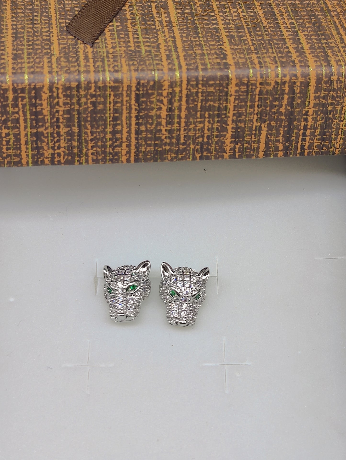 Sabyasachi Inspired Lion Style Silver Plated Anti Tarnish Earrings