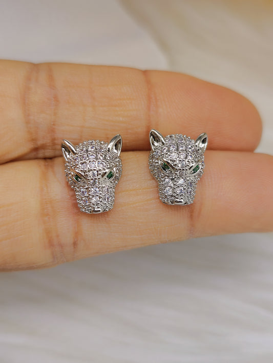 Sabyasachi Inspired Lion Style Silver Plated Anti Tarnish Earrings