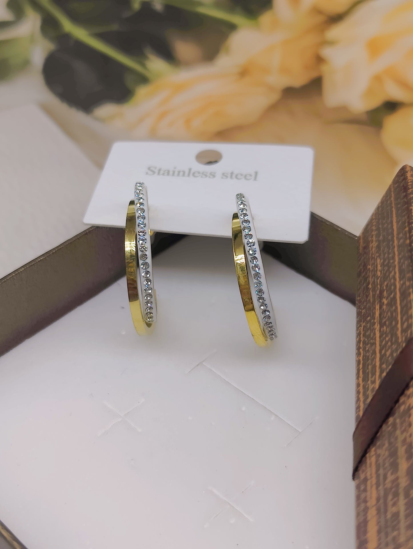Gold Plated Anti Tarnish and AD Hoops