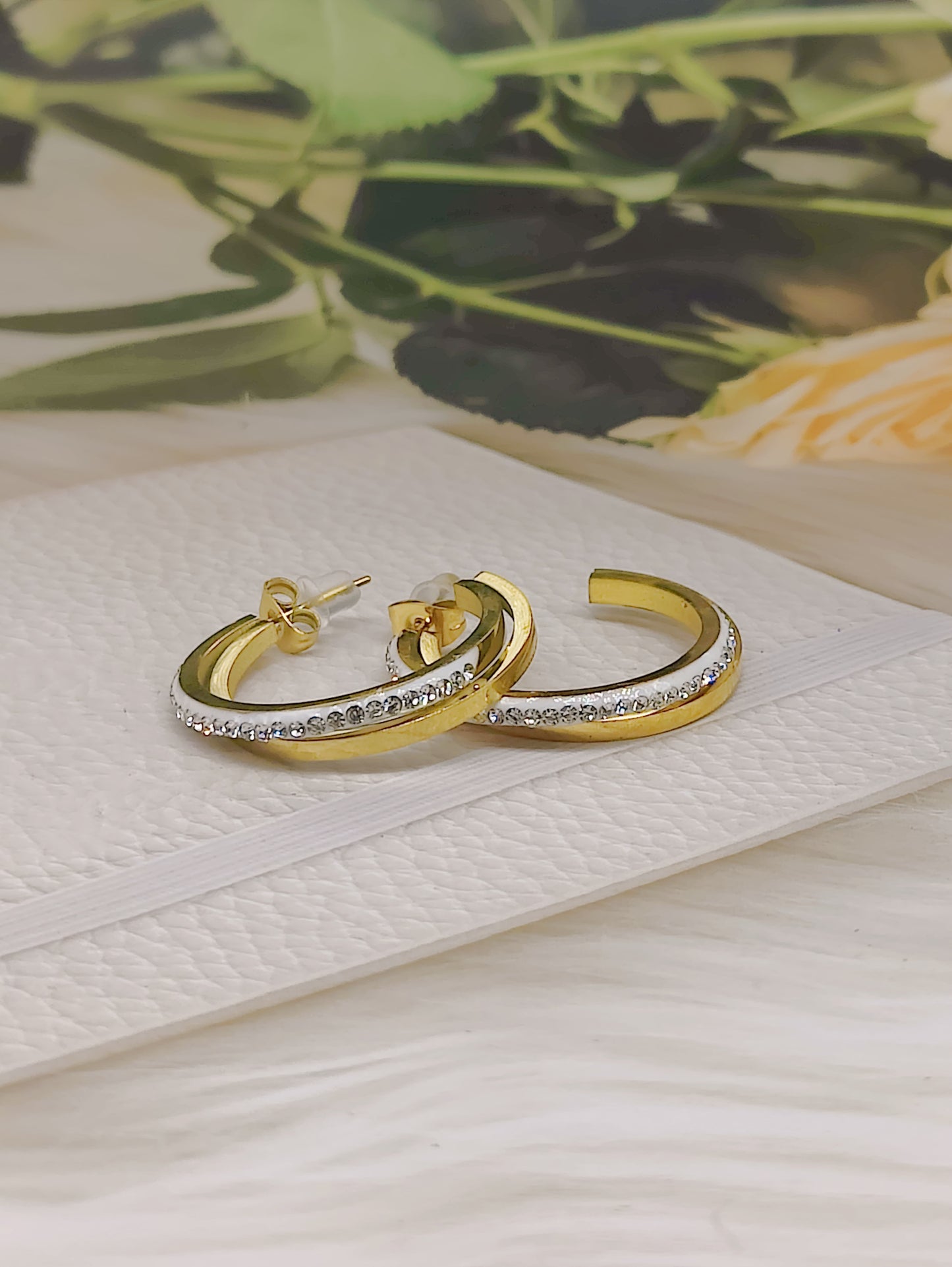 Gold Plated Anti Tarnish and AD Hoops