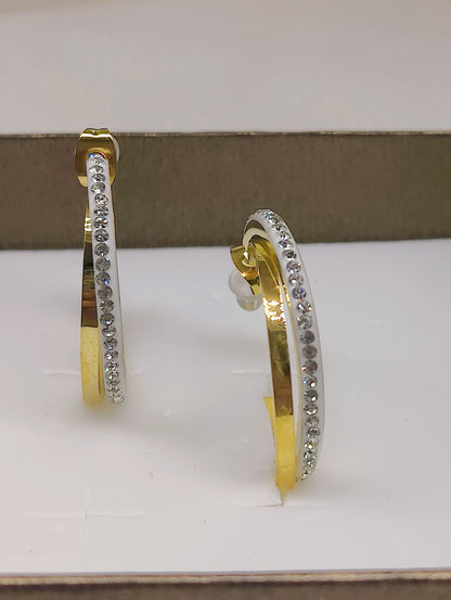 Gold Plated Anti Tarnish and AD Hoops