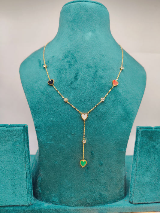 Gold Plated Anti Tarnish Chain Style Necklace