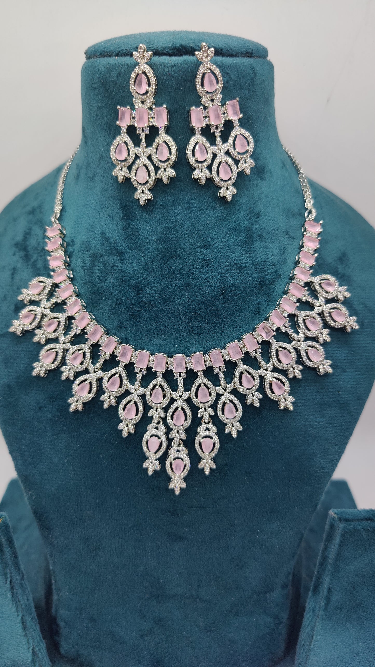 Alia CZ Necklace set