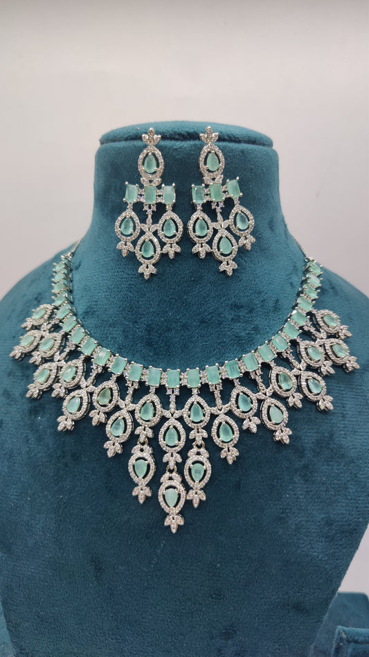 Alia CZ Necklace set