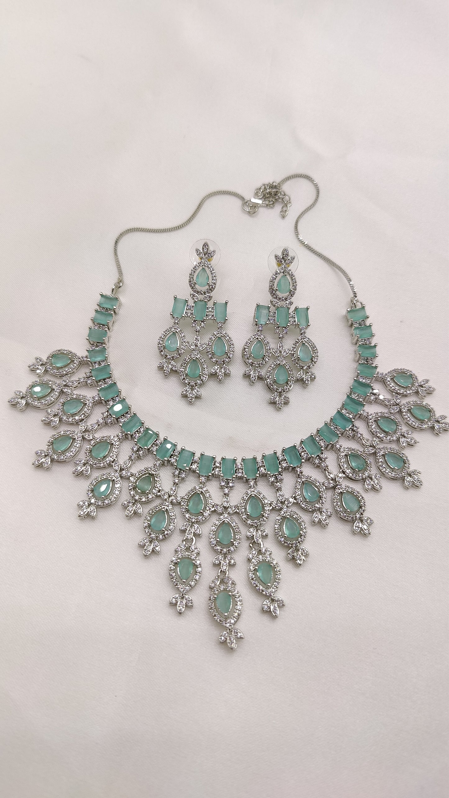 Alia CZ Necklace set