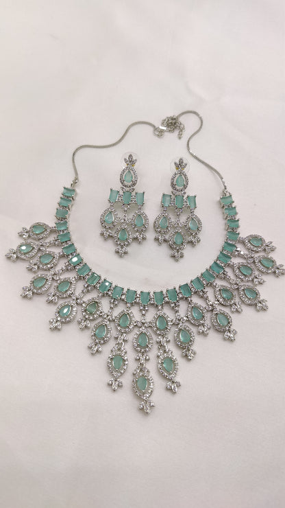 Alia CZ Necklace set
