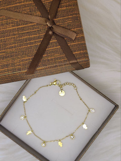 Gold plated Anti Tarnish Chain Bracelet
