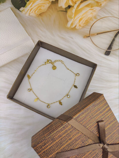 Gold plated Anti Tarnish Chain Bracelet