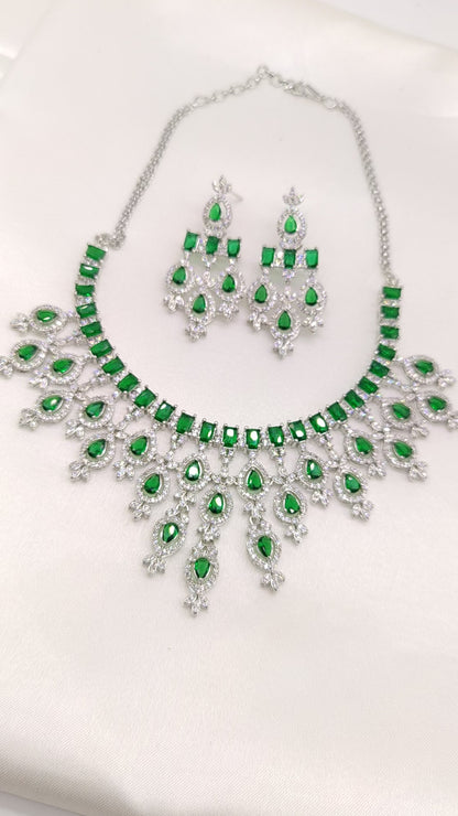 Alia CZ Necklace set