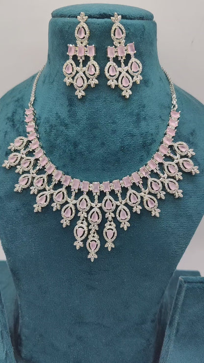 Alia CZ Necklace set