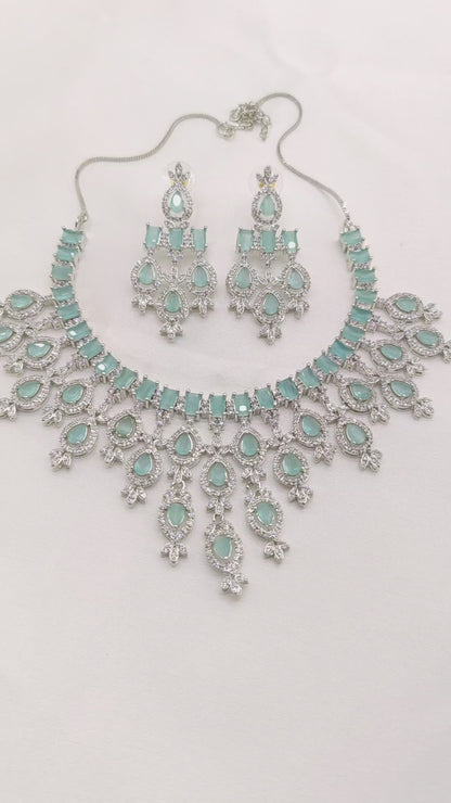 Alia CZ Necklace set