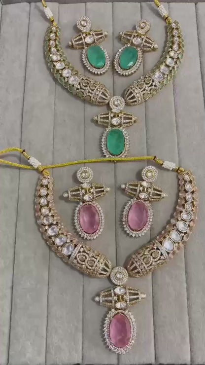 Ahana Moissanite Doublet set