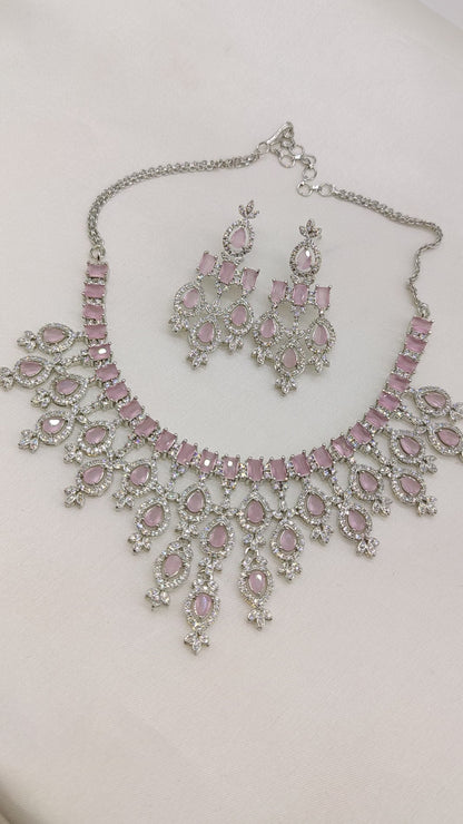 Alia CZ Necklace set