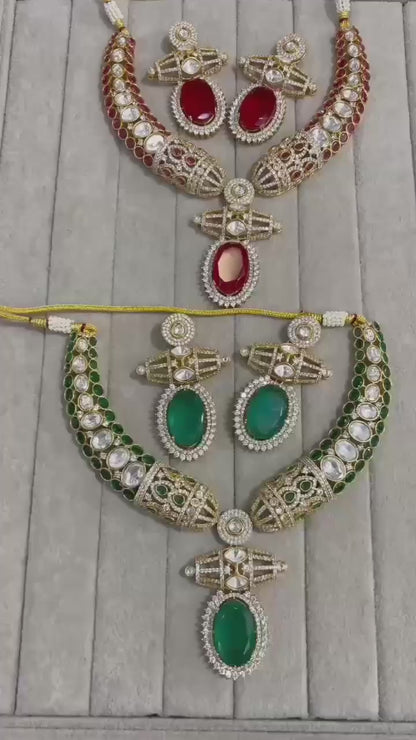 Ahana Moissanite Doublet set