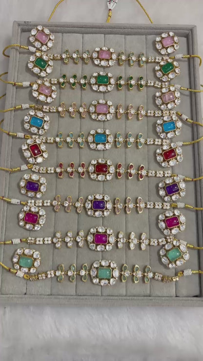Alisha moissanite choker set
