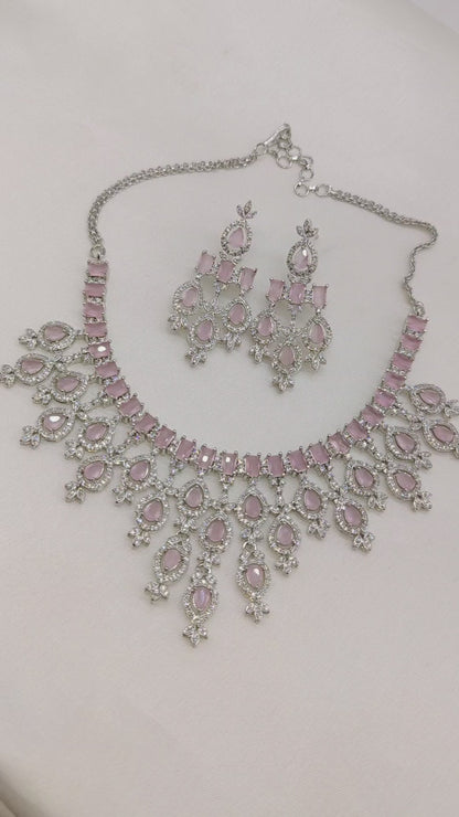 Alia CZ Necklace set