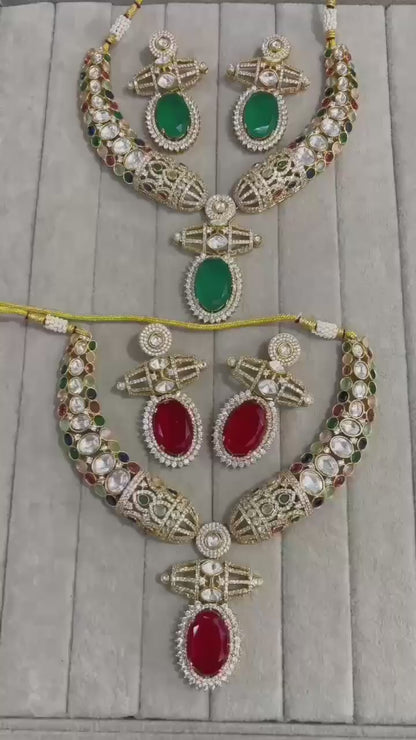 Ahana Moissanite Doublet set