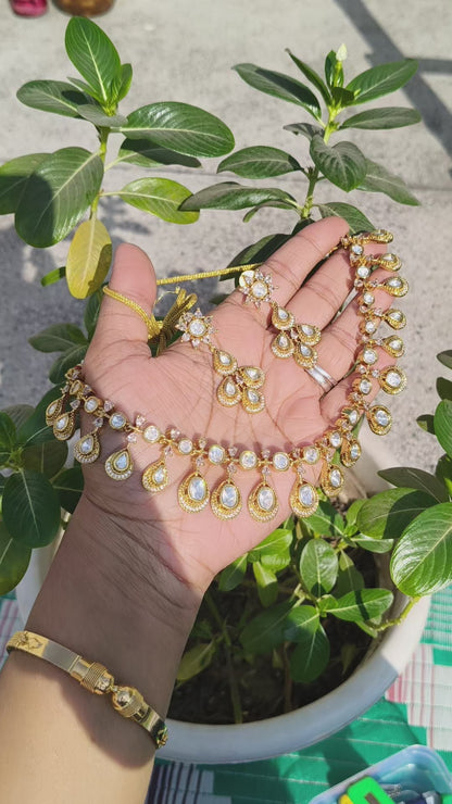 Iris Moissanite Necklace set