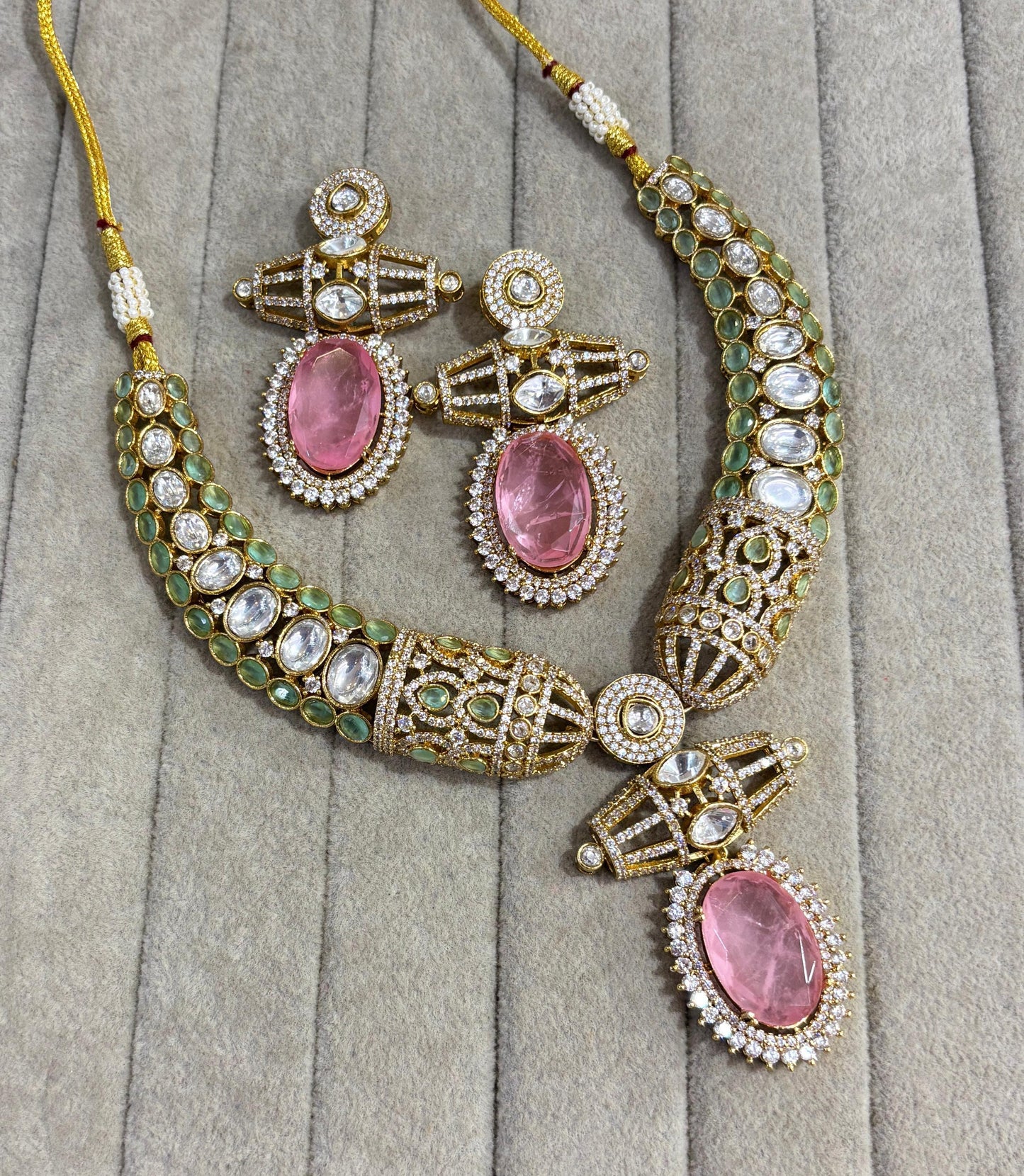Ahana Moissanite Doublet set