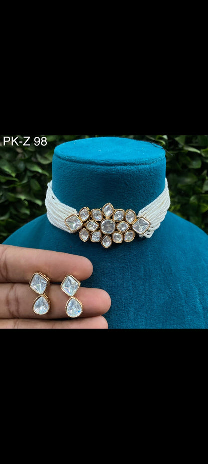 Aashi Moissanite Necklace Set