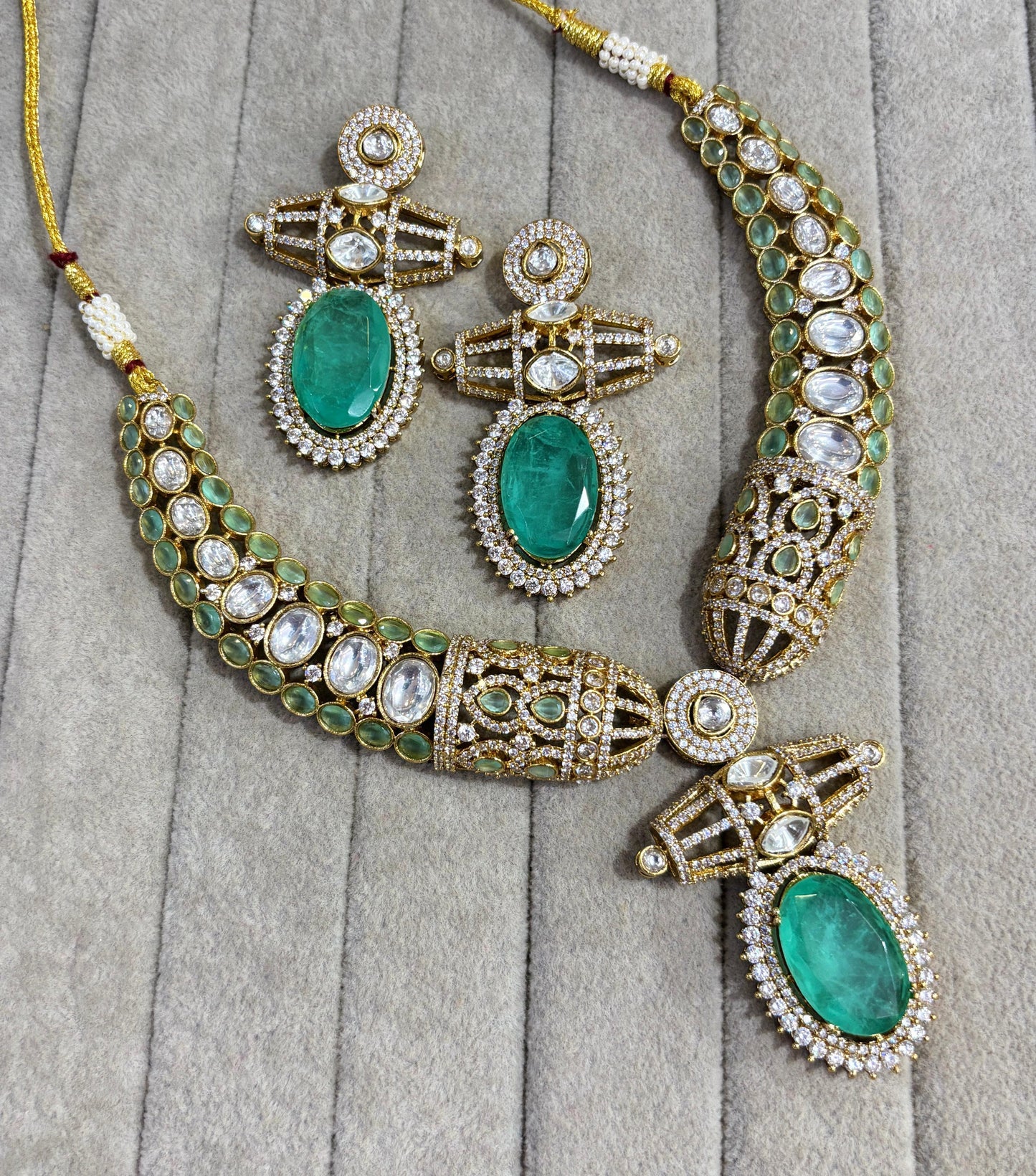 Ahana Moissanite Doublet set