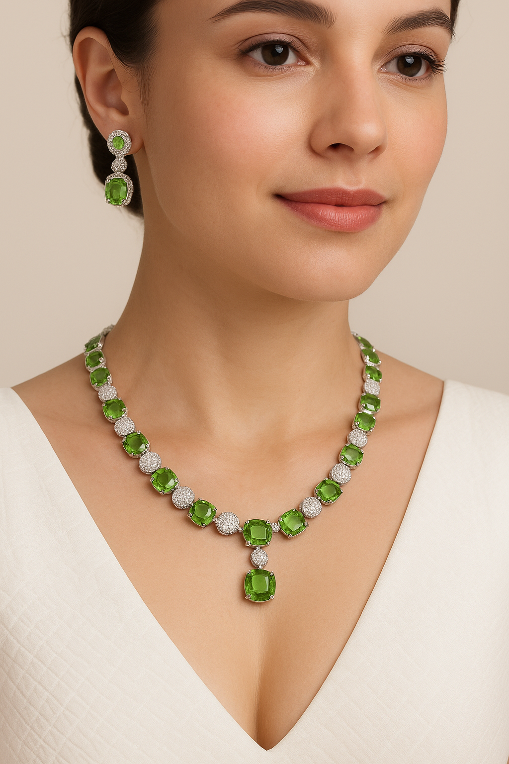 Agni CZ and AD Necklace sets