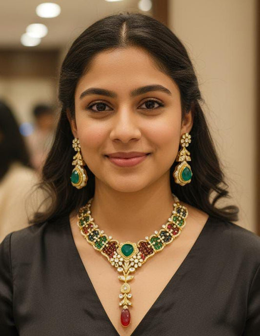 Saakshi Moissanite Doublet set