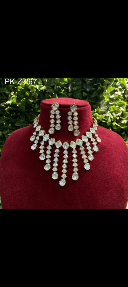 Siraa moissanite necklace set