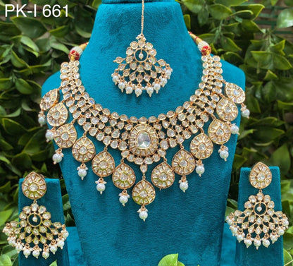 Naira Moissanite necklace set