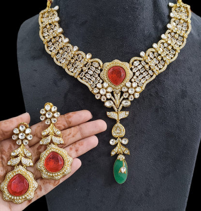 Saakshi Moissanite Doublet set