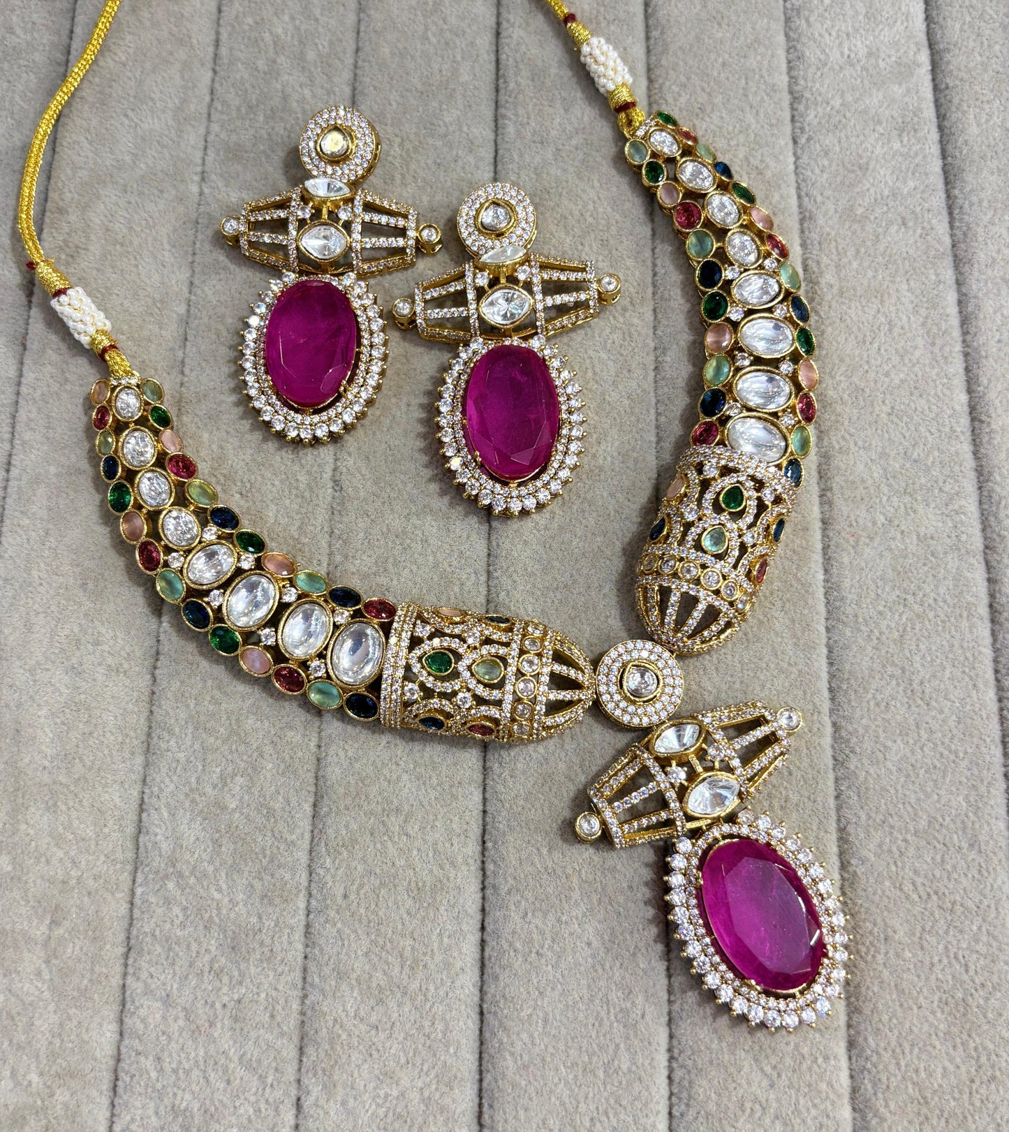 Ahana Moissanite Doublet set