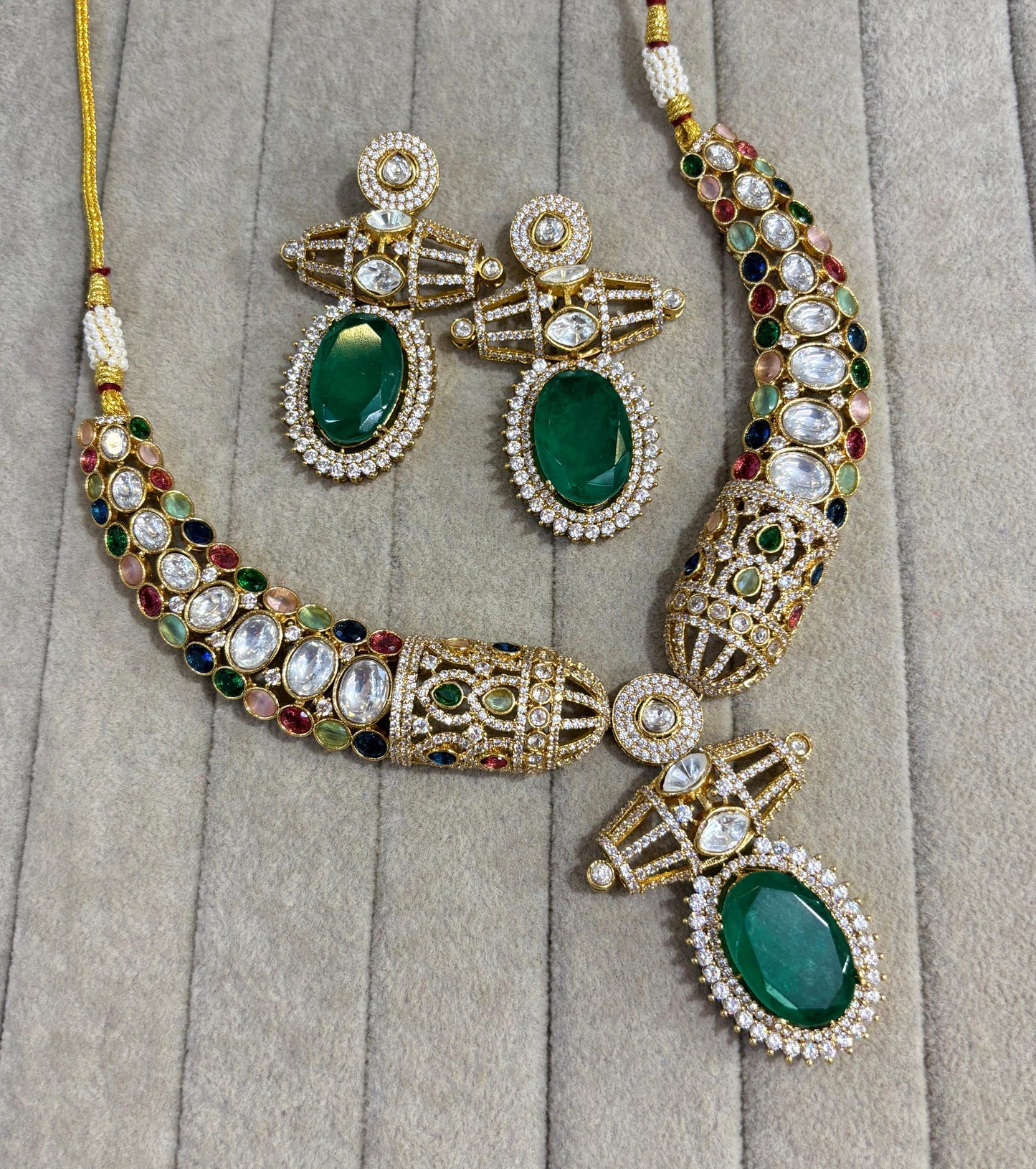 Ahana Moissanite Doublet set