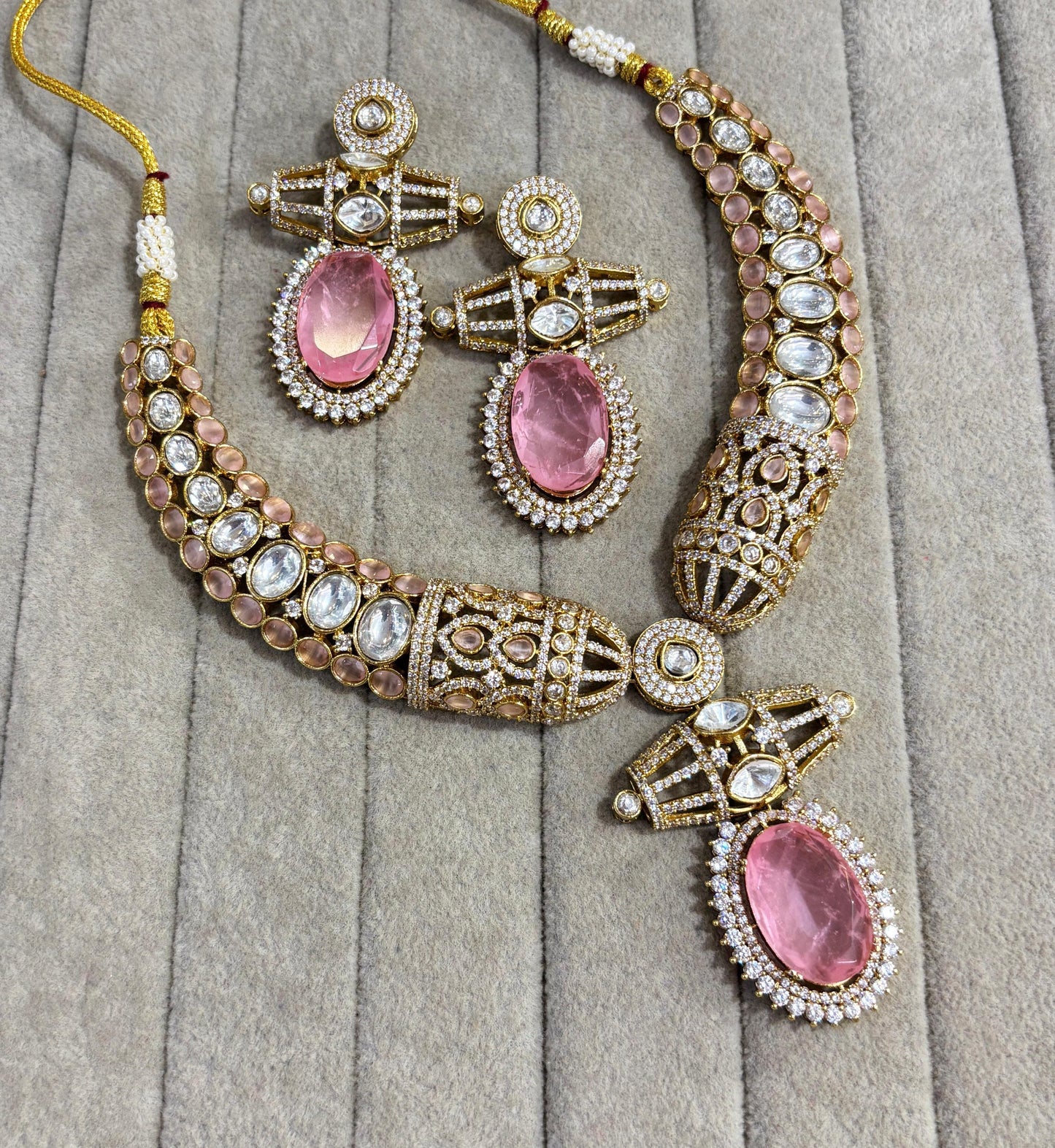 Ahana Moissanite Doublet set