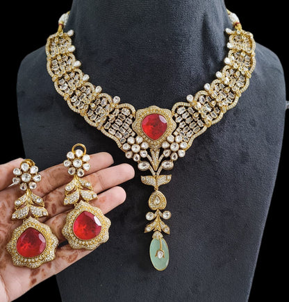 Saakshi Moissanite Doublet set
