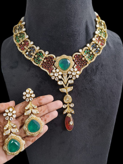 Saakshi Moissanite Doublet set