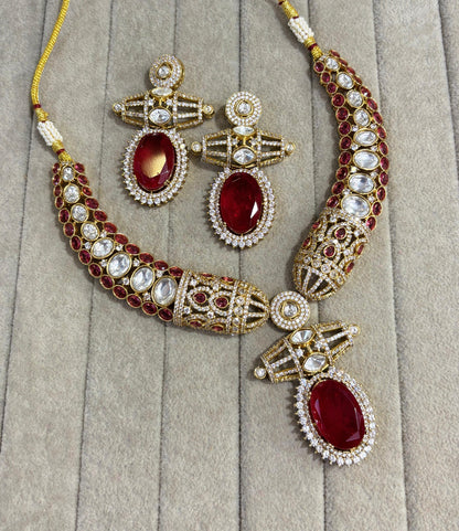 Ahana Moissanite Doublet set