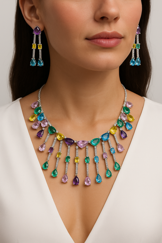 Jivika CZ Necklace sets