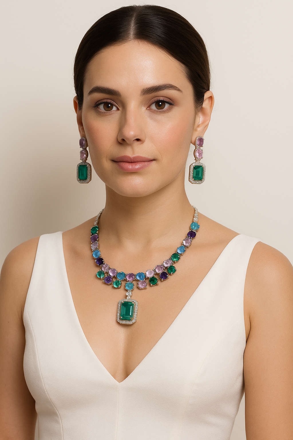 Shagun CZ Necklace sets