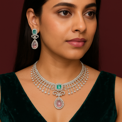 Sakhi AD Necklace sets